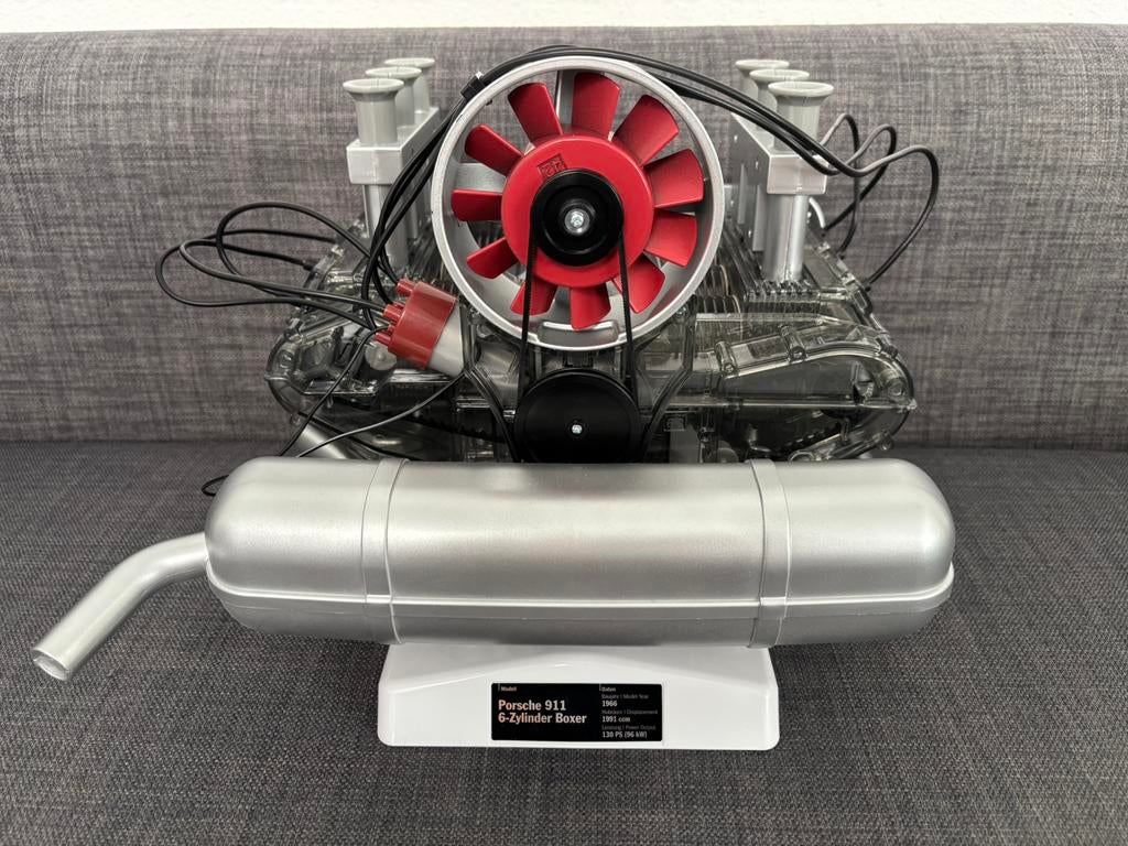 Porsche 911 6-Zylinder Boxer motor - Franzis schaal 1:3, Overige merken, Gebruikt, Ophalen of Verzenden, Groter dan 1:32