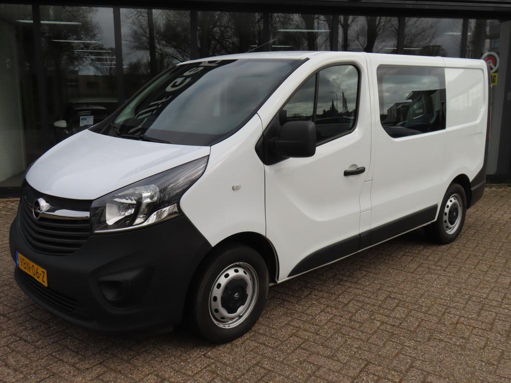 Opel Vivaro 1.6 CDTI L1H1 DC Edition*Airco*6-Persoons*, Voorwielaandrijving, Euro 6, Wit, Origineel Nederlands