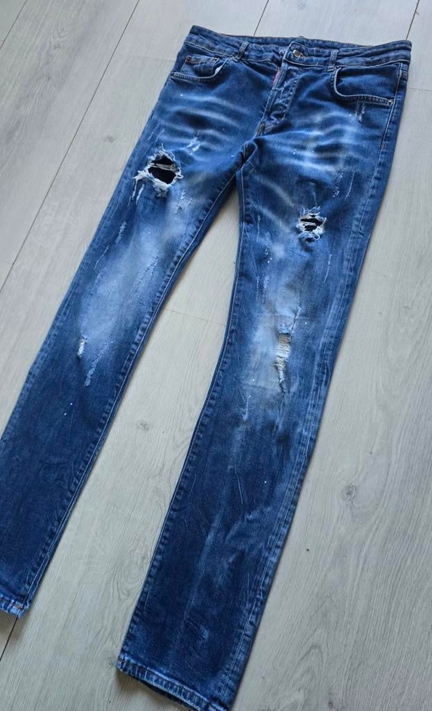 Dsquared2 jeans mt 52, Kleding | Heren, Ophalen of Verzenden, Blauw, W33 - W34 (confectie 48/50), Dsquared2