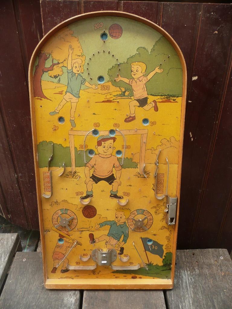 Antiek flipperkast spel, Antiek en Kunst, Ophalen of Verzenden