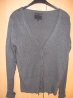 grijs vest L strak boordje aan mouw en onderkant, Ophalen of Verzenden, Zo goed als nieuw, Maat 42/44 (L), Grijs