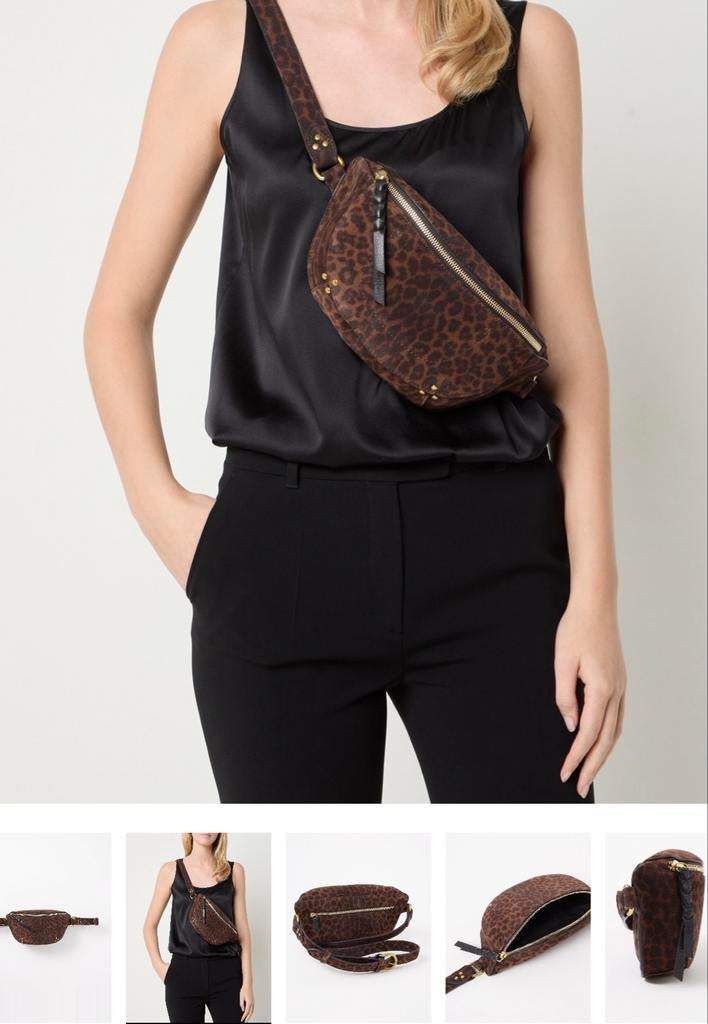 Jerome Dreyfuss Lino Banane heuptas, Sieraden, Tassen en Uiterlijk, Tassen | Damestassen, Ophalen of Verzenden, Gebruikt, Bruin