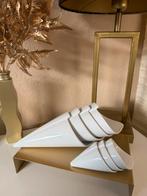 Cosy & Trendy porseleinen puntzakjes (7 stuks), Gebruikt, Overige typen, Ophalen of Verzenden, Effen