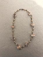 Handgemaakte schelpen en parel ketting, Sieraden, Tassen en Uiterlijk, Kettingen, Ophalen of Verzenden, Zo goed als nieuw, Overige materialen