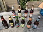 Verzameling volle oude bierflesjes + 2 Leffe glazen, Verzamelen, Biermerken, Ophalen, Gebruikt, Flesje(s), Leffe