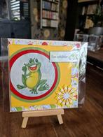 Kaartje opkikker/beterschap zittende kikker, Ophalen of Verzenden, Nieuw, Overige thema's