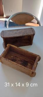 Brocante houten baksteen vormen, Ophalen of Verzenden