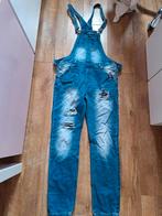 Tuinbroek met gaten, Maat 38/40 (M), Blauw, Ophalen of Verzenden, Zo goed als nieuw