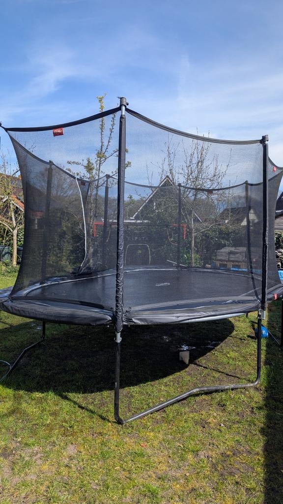BERG Trampoline met veiligheidsnet, Ophalen, Zo goed als nieuw