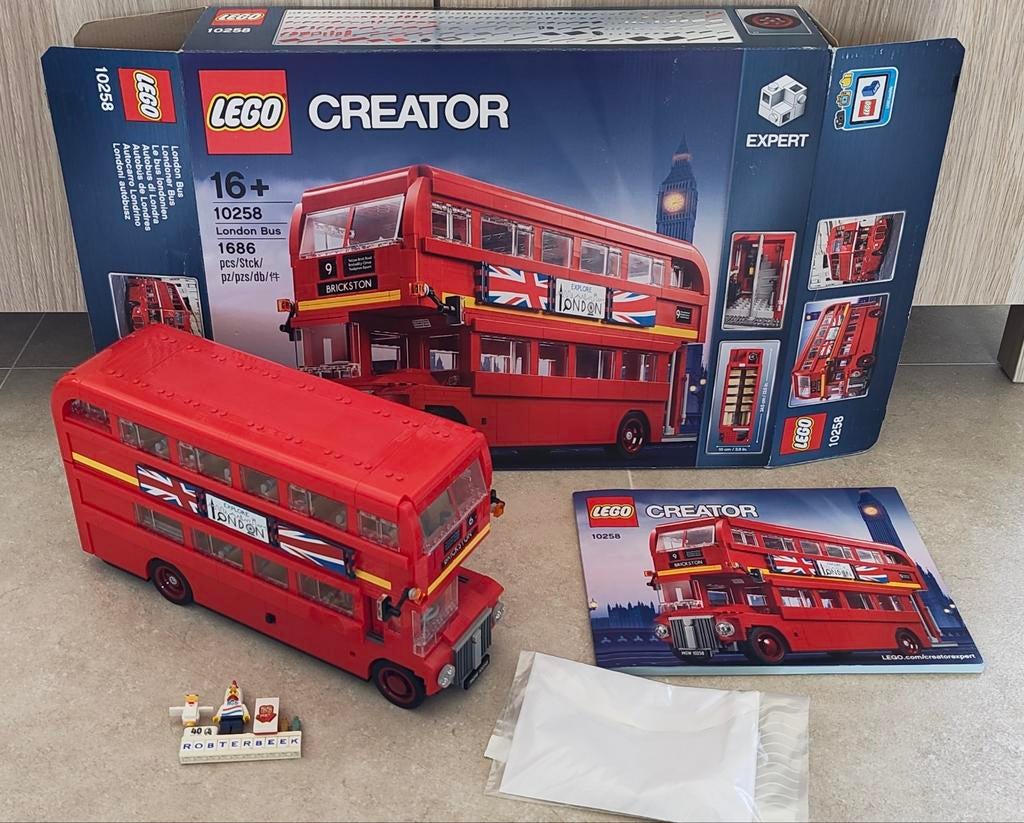 Lego 10258 creator Londen bus, Kinderen en Baby's, Speelgoed | Duplo en Lego, Lego, Ophalen of Verzenden, Zo goed als nieuw, Compleet