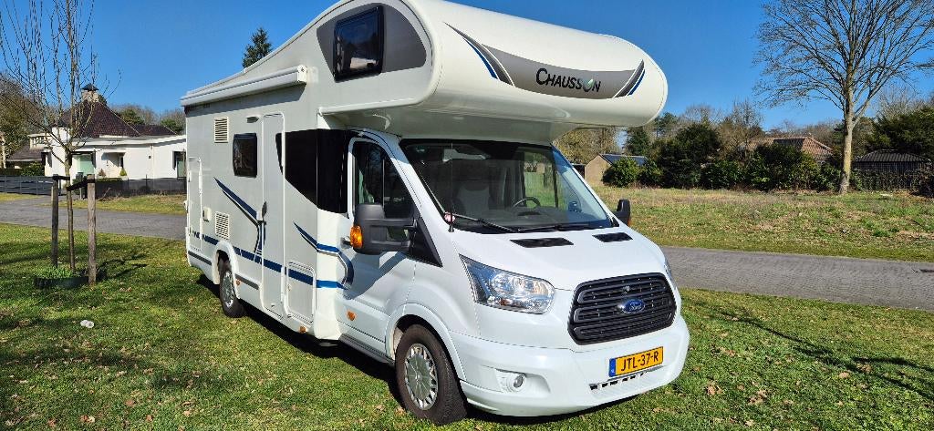 Chausson Flash 6 persoons fam. camper stapelbed, Caravans en Kamperen, Campers, Alkoof, Diesel, Particulier, Koelkast