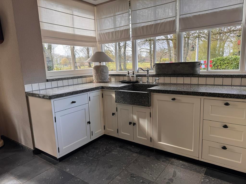 Landelijke keuken, Ophalen, Gebruikt, Overige materialen, Wit