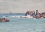 Henk Dekker (1897-1974) - Kustgezicht Bretagne, Antiek en Kunst, Ophalen of Verzenden