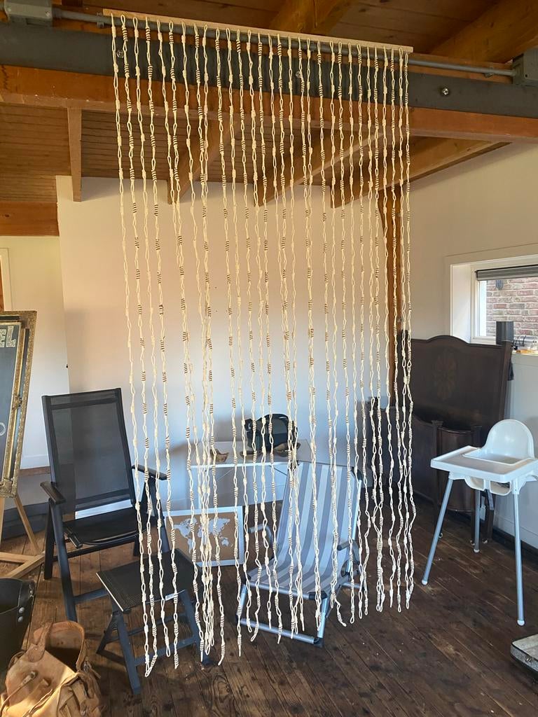 Bohemian- Bali vliegengordijn 90br 175 hoog, Ophalen, Gebruikt, 50 tot 100 cm, Bali Ibiza