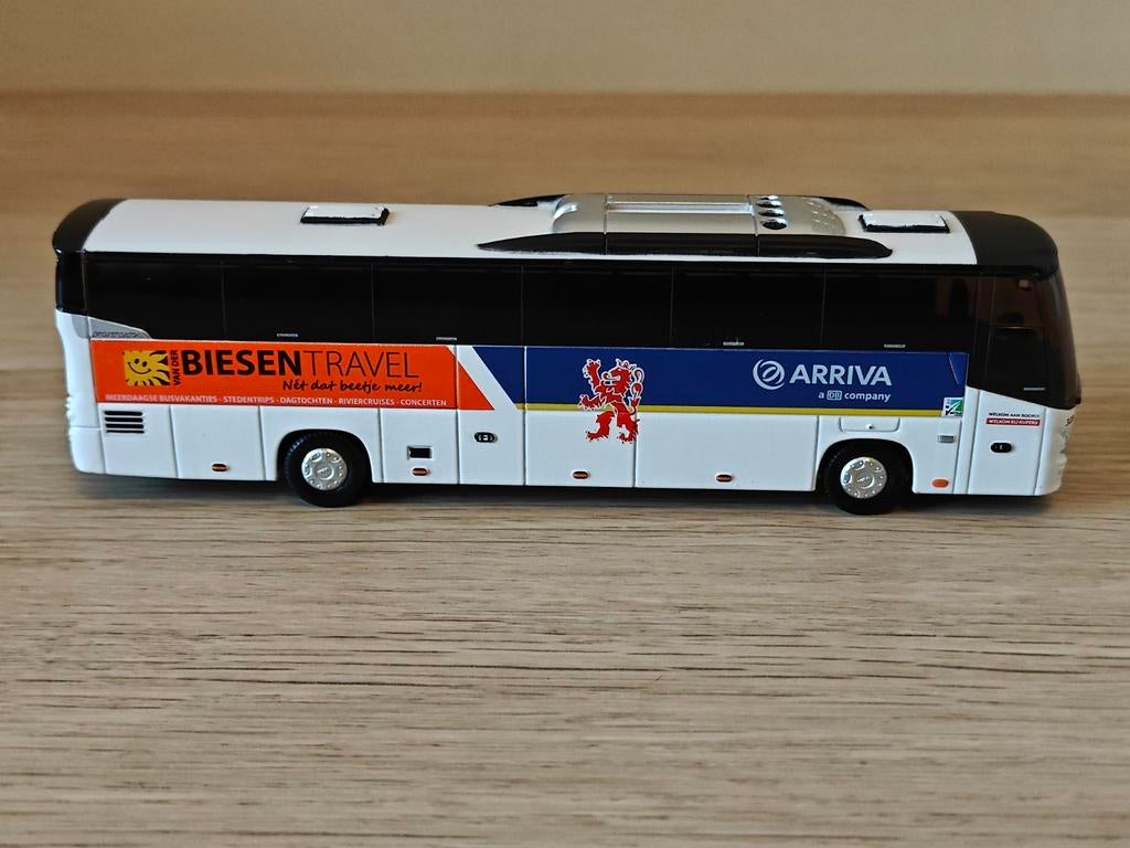 Modelbus VDL Futura Arriva van der Biesen Travel Holland Oto, Ophalen of Verzenden, Nieuw, Bus of Vrachtwagen, Overige merken