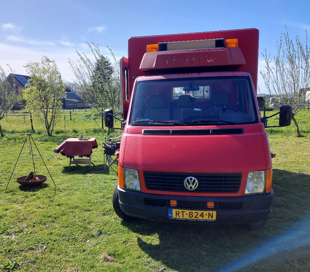 Robuuste en unieke VW camper LT46, Caravans en Kamperen, Buscamper of Camperbus, Volkswagen, Tot en met 2, Particulier