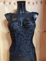 Marie jo bustier maat 75c kan strapless / halter avero, Verzenden, Zwart, Body of Korset