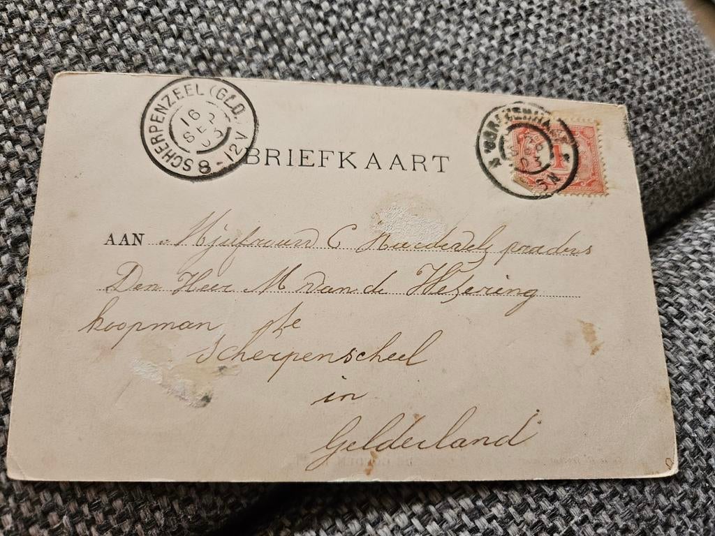 Scherpenzeel koopman 1903 /De Gouden Koets, Ophalen of Verzenden
