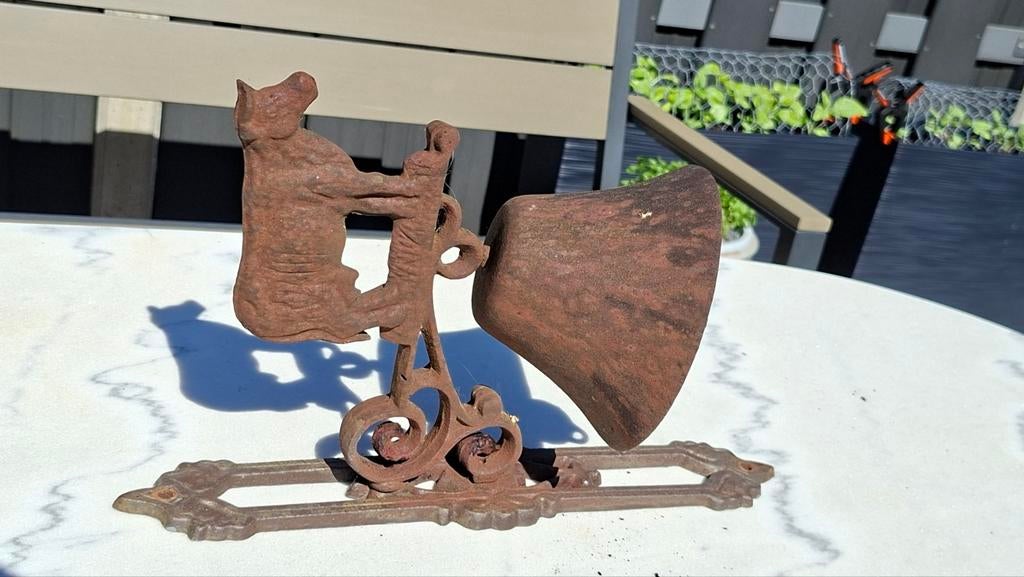 Gietijzeren Koe Bel - Unieke Deurbel voor Buiten, Ophalen of Verzenden