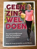 Geen zin? Wel doen! - Masja de Jongh & Janneke van der Meule, Ophalen of Verzenden, Zo goed als nieuw, Gezondheid en Conditie