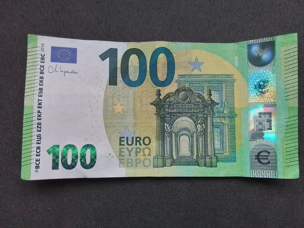 100 eurobiljet 2019 en meer biljetten zie foto"s, Postzegels en Munten, Bankbiljetten | Europa | Eurobiljetten, Ophalen of Verzenden