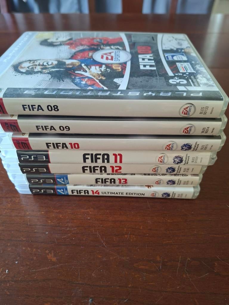 PS3 games FIFA 08 t/m FIFA 14, Spelcomputers en Games, Games | Sony PlayStation 3, Ophalen, Zo goed als nieuw, Sport, 3 spelers of meer