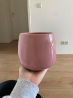 Roze bloempot, Tuin en Terras, Bloempotten, Ophalen, Gebruikt, Rond, Binnen