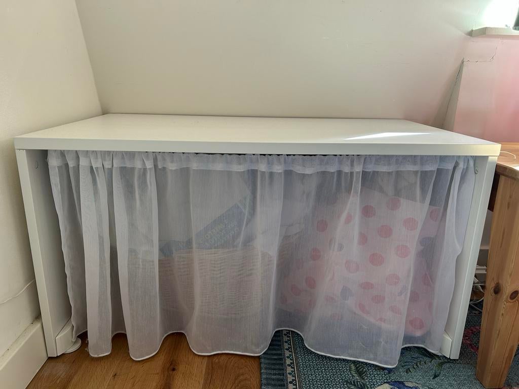 IKEA SMÅSTAD Bank wit 90x50x48 cm, Ophalen, Eenpersoons, Minder dan 75 cm, Zo goed als nieuw
