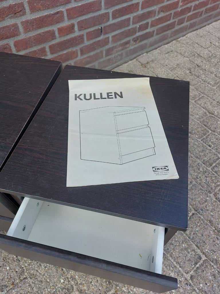 2 IKEA Kullen nachtkastjes, Huis en Inrichting, Ophalen