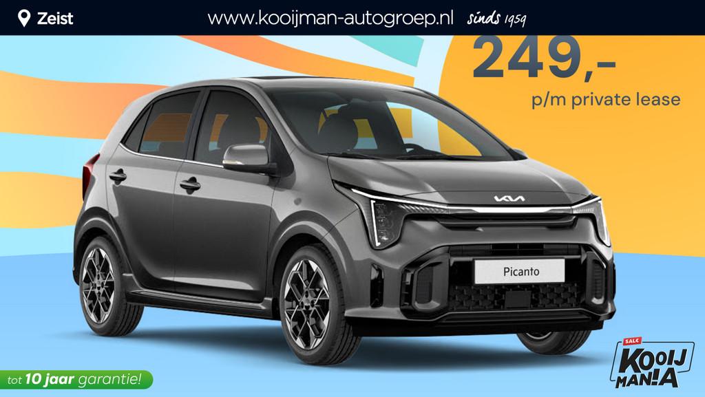 Kia Picanto 1.0 GDi DynamicLine Voorjaars actie "KIA PRIVATE, Voorwielaandrijving, Stof, Euro 6, 918 kg