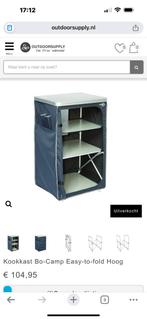 Camping kookkast, Ophalen, Campingkast