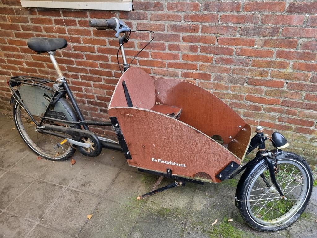 Bakfiets 'de Fietsfabriek', Fietsen en Brommers, Fietsen | Bakfietsen, Ophalen of Verzenden, Gebruikt, 2 kinderen, Fietsfabriek