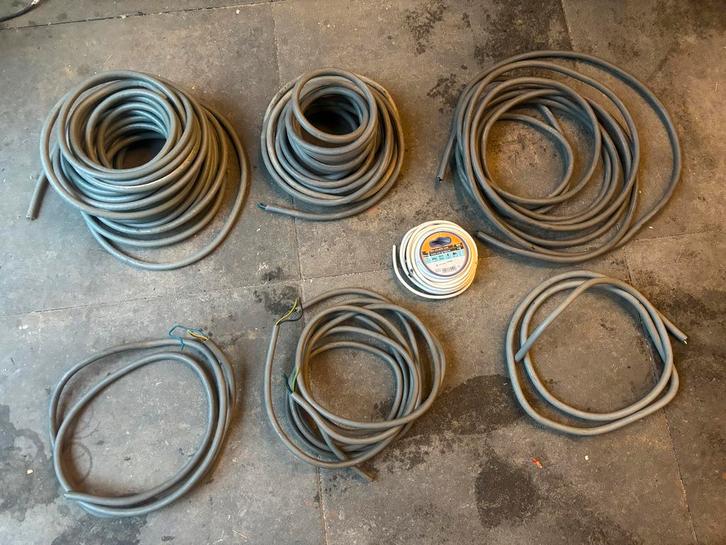 Elektra grondkabel VO-VMvK as & YMvK, Doe-het-zelf en Verbouw, Elektra en Kabels, Zo goed als nieuw, Kabel of Snoer, Ophalen