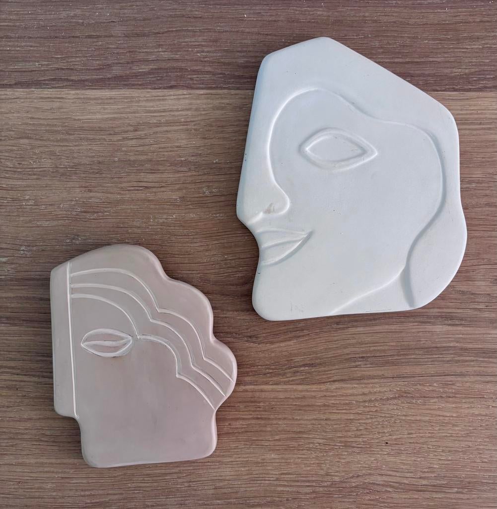 HK living 2 face ornamenten M en L, Meerkleurig, Ophalen of Verzenden, Zo goed als nieuw, Modern