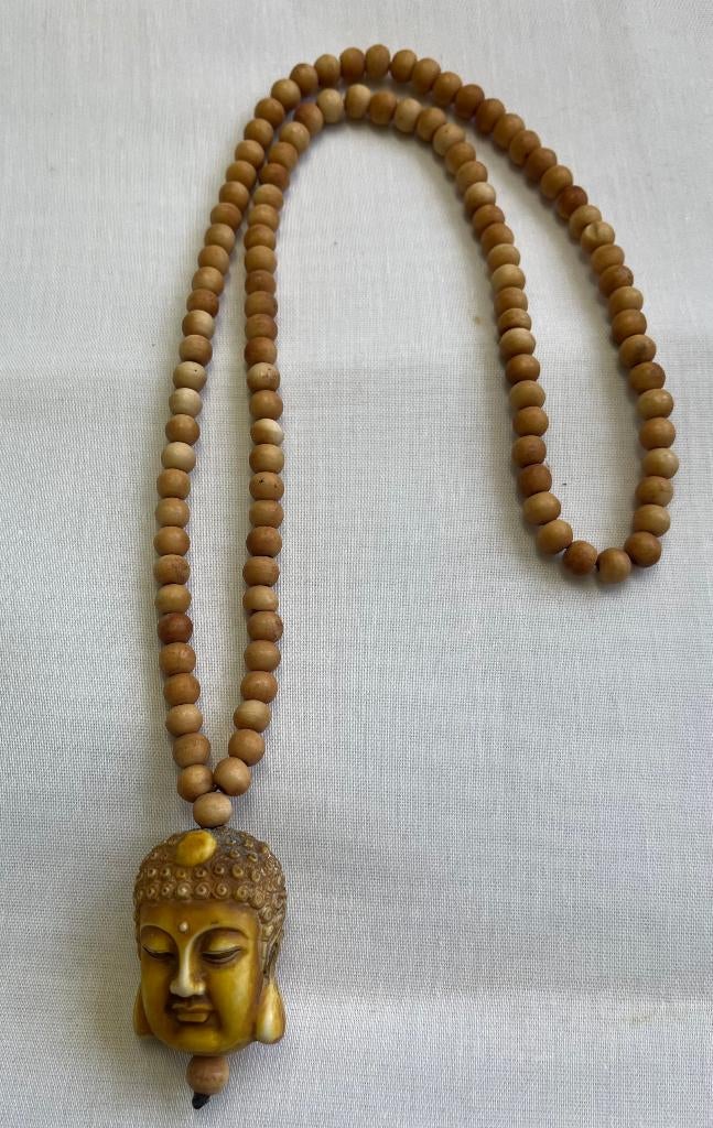 Mala Chakra / Boeddhistische ketting met Boeddha hoofd, Ophalen of Verzenden