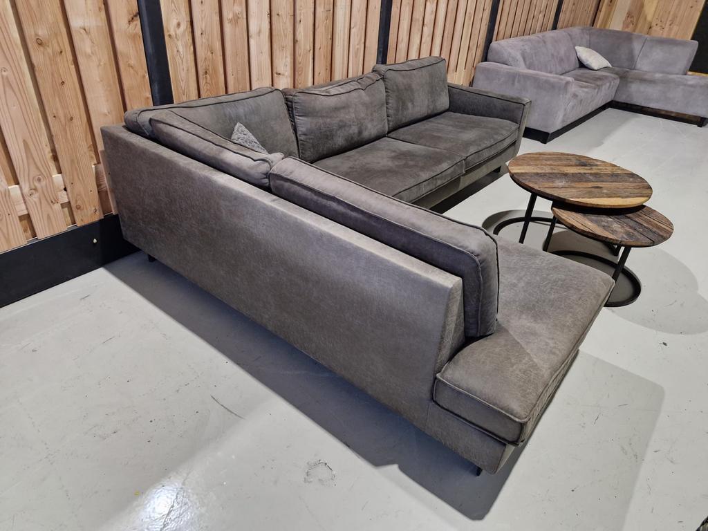 Schitterende hoekbank van microleder, professioneel gereinig, Huis en Inrichting, Banken | Bankstellen, 250 tot 300 cm, ., ., Hoekbank