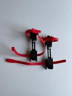 Zandstra glijijzers - Verstelbaar - Zwart/Rood, Sport en Fitness, Schaatsen, Ophalen of Verzenden, Gebruikt, Overige typen, Zandstra