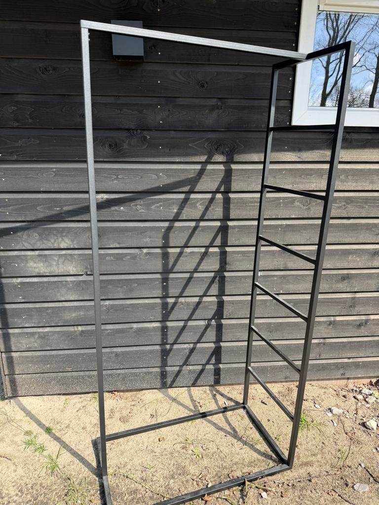 Kledingrek zwart 2 stuks, Ophalen, Zo goed als nieuw