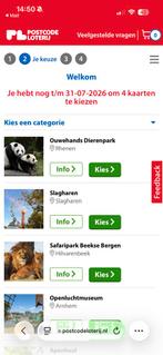 Uitstapje voor 4 personen van de postcodeloterij, Tickets en Kaartjes, Drie personen of meer, Ticket of Toegangskaart