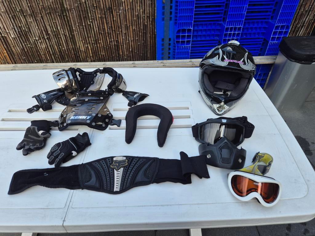 Complete Motorcross Beschermingsset voor Kinderen, Overige merken, Kinderen, Offroadhelm, Ophalen of Verzenden