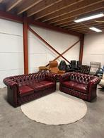 Oxblood rood chesterfield bankstel set 3+2 zits Z.G.A.N., 2871SK, 125 cm of meer, Klassieke, Mariansoliak8@gmail.com
