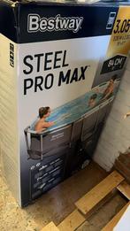 Bestway steel pro max zwembad, Tuin en Terras, Zwembaden, 120 cm of meer, Ophalen of Verzenden, Zo goed als nieuw, Opzetzwembad