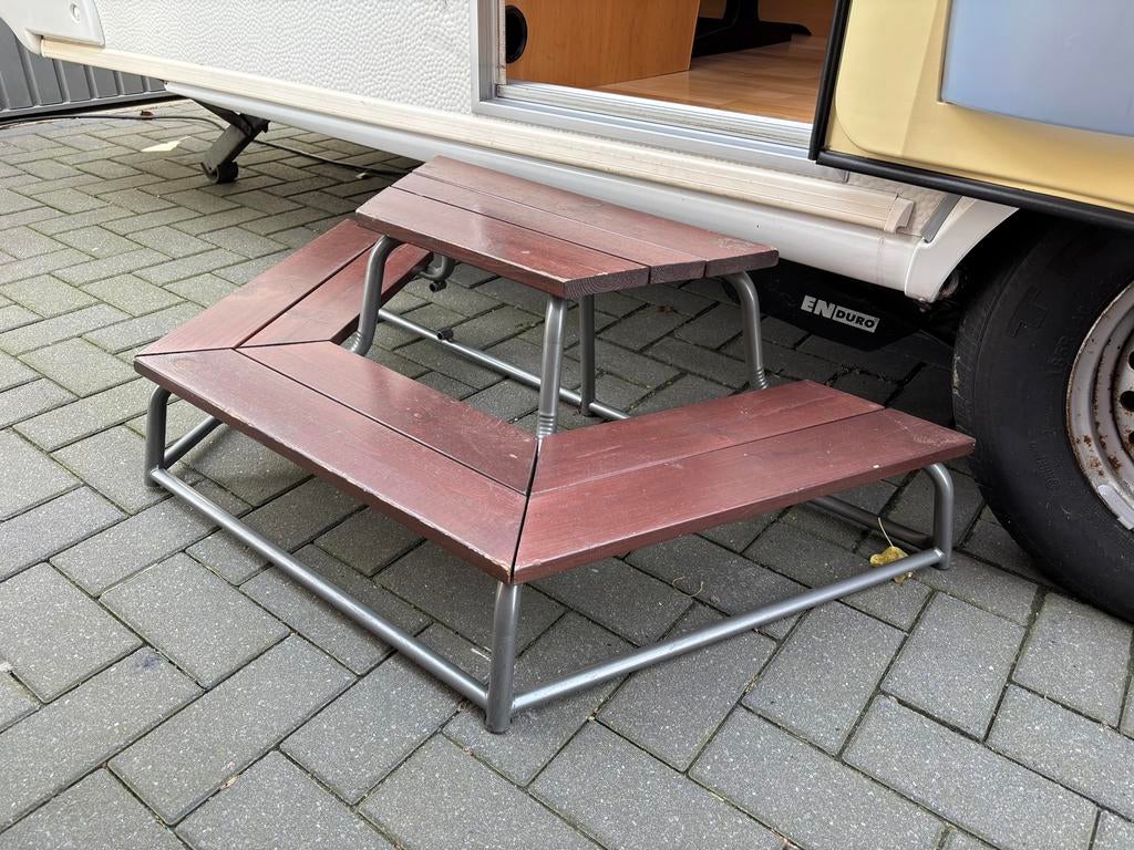 Netjes stevig trapje caravan, Caravans en Kamperen, Caravan accessoires, Ophalen, Gebruikt