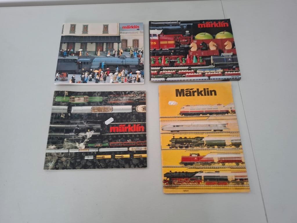 Marklin catalogus 4x NL, Gebruikt, Gelijkstroom of Wisselstroom, Märklin, Boek, Tijdschrift of Catalogus