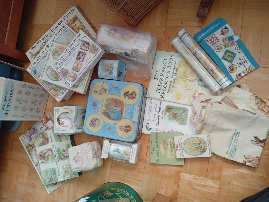 Beatrix Potter verzameling  Puzzels Wedgwood, Ophalen of Verzenden, Gebruikt