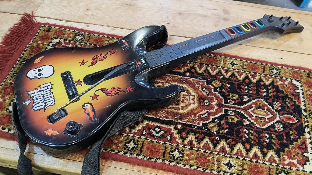 Guitar Hero gitaar RedOctane zonder dongle, Ophalen of Verzenden, Gebruikt, RedOctane