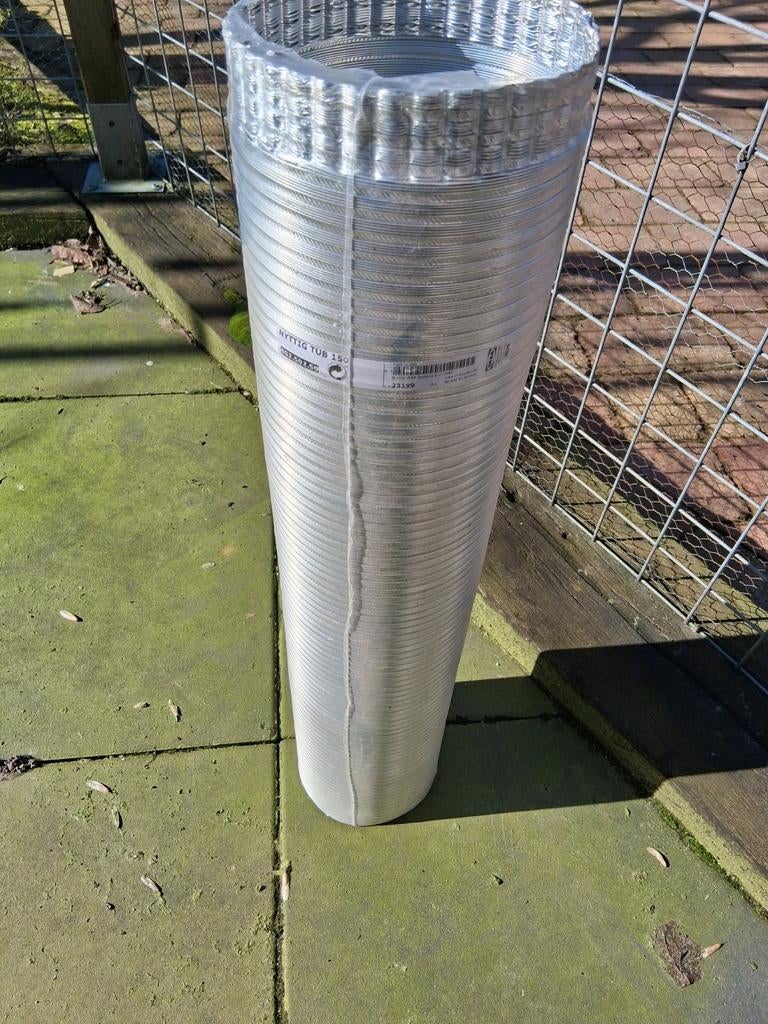 Nieuwe flexibele afvoerpijp voor afzuigkap - NYTTIG TUB 150, Ophalen of Verzenden, Nieuw