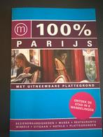100% Parijs Reisgids met plattegrond, Overige merken, Budget, Europa, Ophalen of Verzenden