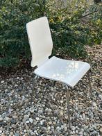 Eetkamerstoel wit, Ophalen, Gebruikt, Twee, Wit