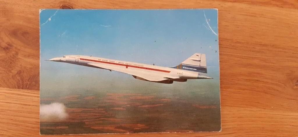 Concorde Vliegtuig kaart, Ophalen of Verzenden, Nieuw, Kaart, Foto of Prent